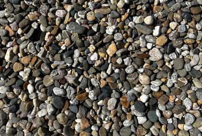 photo de gravier roulé de la Garonne de calibre 8/16