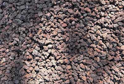 photographie de pouzzolane